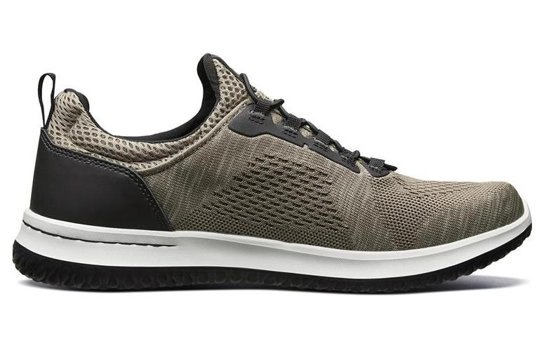 Order Skechers Delson Low 'Abu-abu Coklat' 65509-TAN