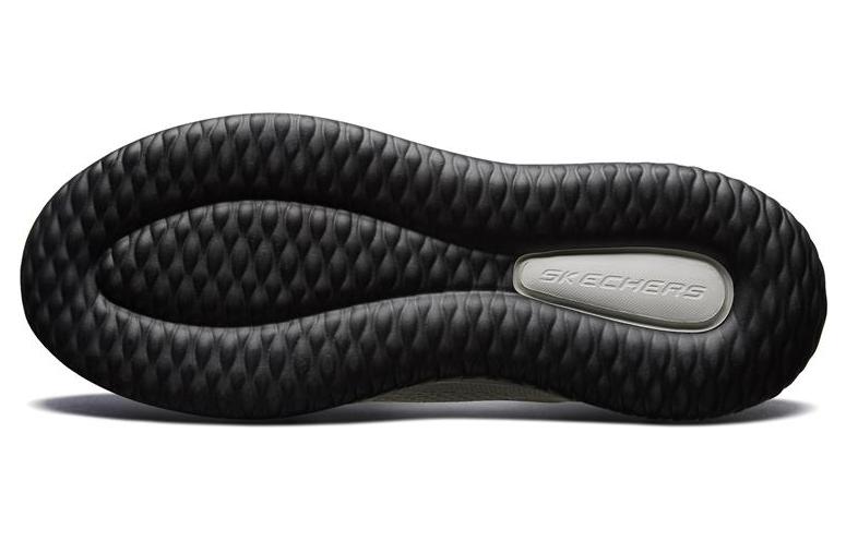 Shop Skechers Delson Low 'Abu-abu Coklat' 65509-TAN