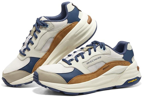 Skechers Demon Slayer x Global Jogger 'Inosuke Hashibira White Blue Brown' 894135-WNV Lookbook Skechers Demon Slayer x Global Jogger 'Inosuke Hashibira White Blue Brown' 894135-WNV