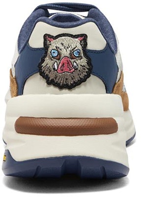 Skechers Demon Slayer x Global Jogger 'Inosuke Hashibira White Blue Brown' 894135-WNV Shop Skechers Demon Slayer x Global Jogger 'Inosuke Hashibira White Blue Brown' 894135-WNV
