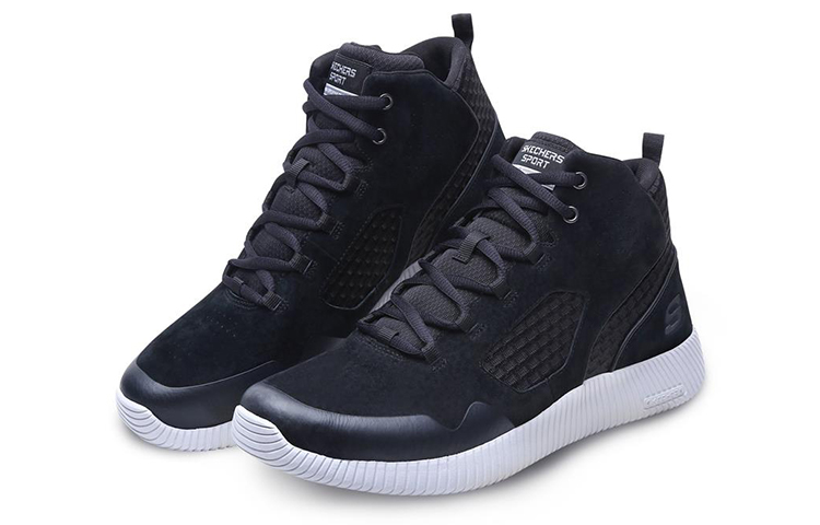 Lookbook Skechers Depth Charge High 'Hitam' 52397-BLK