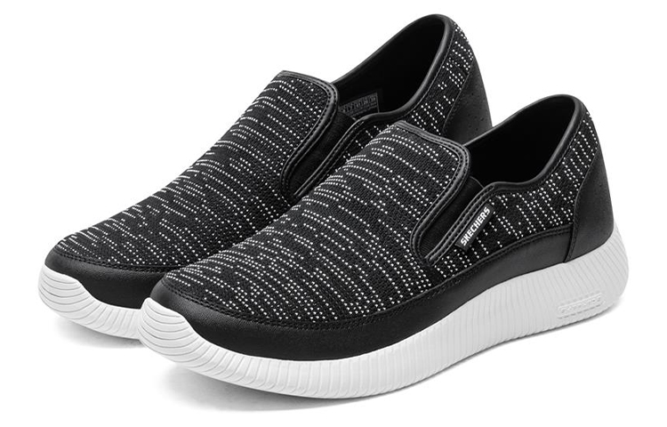 Lookbook Skechers Depth Charge Slip-On 'Black White' 52395-BKW