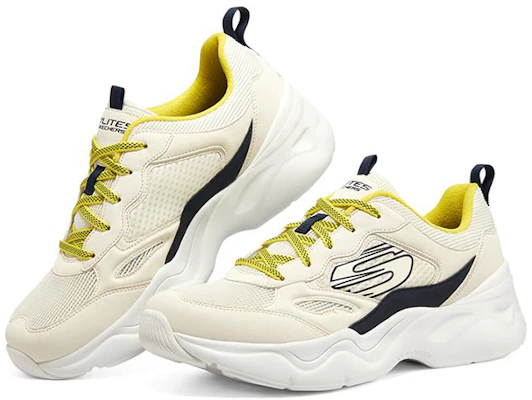 Skechers DLITES Airy 3.0 'Cream White' 894088-NAT Lookbook Skechers DLITES Airy 3.0 'Cream White' 894088-NAT