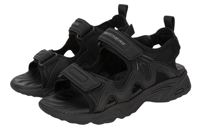 Lookbook Skechers Dlites Sandal 'Hitam' 894228-BBK