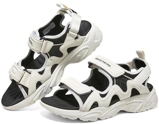 Skechers D''Lites Sandalen ''Wit Zwart'' 894228-WBK Lookbook Skechers D''Lites Sandalen ''Wit Zwart'' 894228-WBK