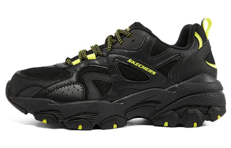 Skechers DLites Sneakers 'Black Yellow' 894166-BKLM