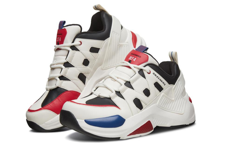 Lookbook Skechers Dlt-A 2.0 Sneakers Wit/Rood 999306-WMLT