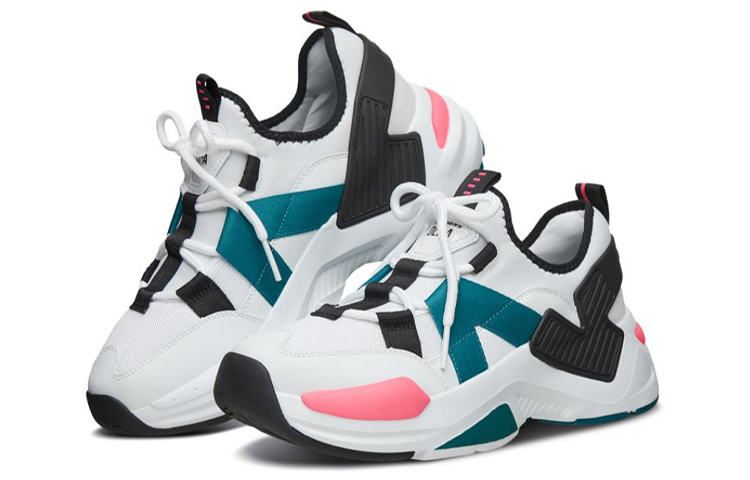 Lookbook Skechers Dlt-A 2.0 Blanc/Vert/Rose 999268-WMLT