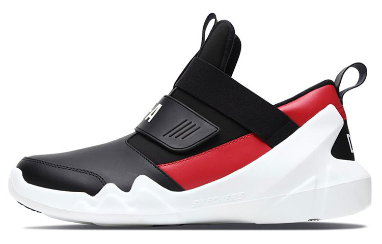 Skechers Dlt-A 'Black Red Slip-On' 666074-BKRD