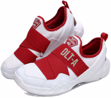 Lookbook Skechers Dlt-A 防滑耐磨透氣 低幫 跑步鞋 男女同款 白紅