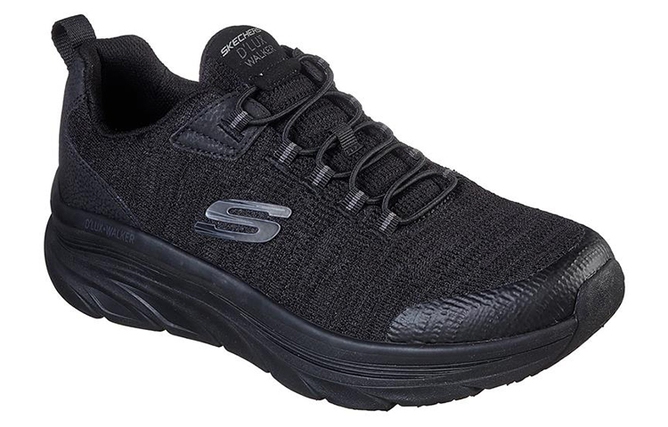 Lookbook Skechers Dlux Walker 'Hitam' 232045-BBK
