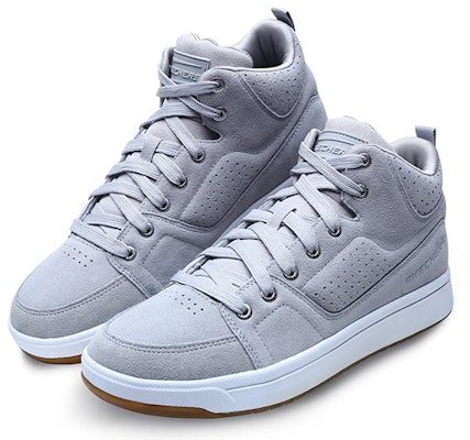 斯凯奇市区系列‘灰色皮革中帮’ 52377-GRY Lookbook 斯凯奇市区系列‘灰色皮革中帮’ 52377-GRY