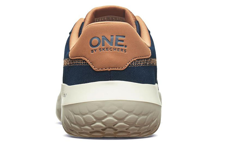 Shop Skechers Downtown Ultra 'Biru-Coklat' 18543-NVTN