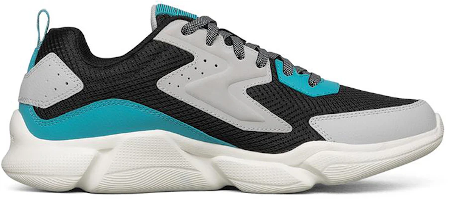 Skechers Drafter Sportschuhe Schwarz/Grau/Grün 232174-BKTQ Order Skechers Drafter Sportschuhe Schwarz/Grau/Grün 232174-BKTQ