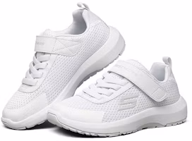 Lookbook 大童 Skechers Dynamic Tread 低筒 兒童跑步鞋 白