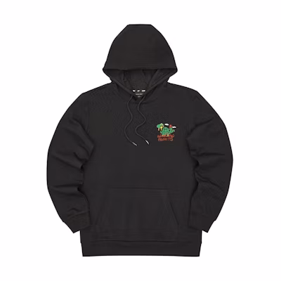 Skechers EFDOT Hoodie Black Unisex - Stylish Cartoon Print Comfort Sweatshirt L321U260-0018