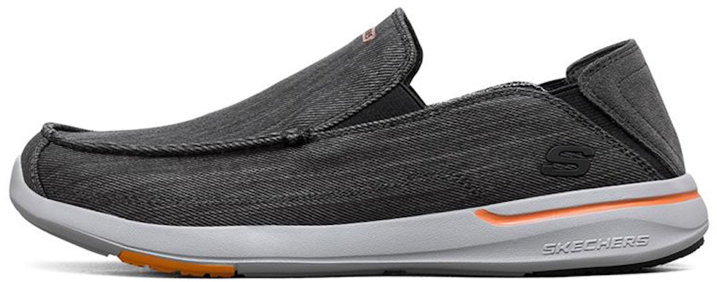 Skechers Elent 'Black Business Casual Slip-On' 204085-BLK Buy Skechers Elent 'Black Business Casual Slip-On' 204085-BLK