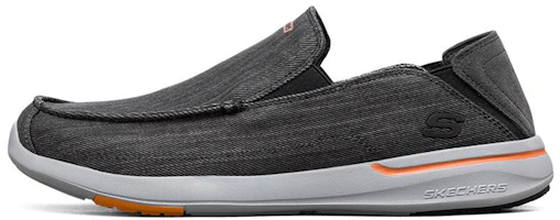 Skechers Elent 'Black Business Casual Slip-On' 204085-BLK Skechers Elent 'Black Business Casual Slip-On' 204085-BLK