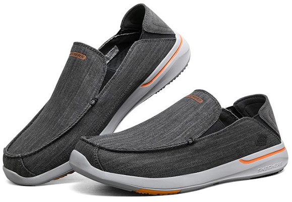 Skechers Elent 'Black Business Casual Slip-On' 204085-BLK Lookbook Skechers Elent 'Black Business Casual Slip-On' 204085-BLK