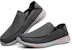 Skechers Elent 'Slip-On Kasual Perniagaan Hitam'. 204085-BLK