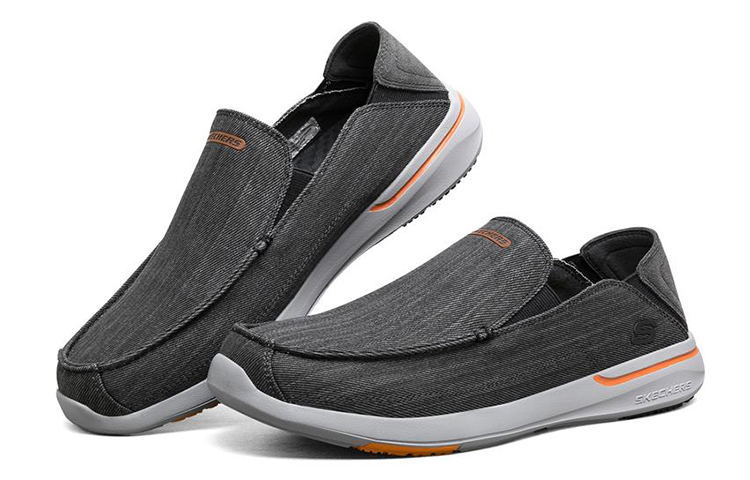 Lookbook Skechers Elent 'Black Business Casual Slip-On' 204085-BLK