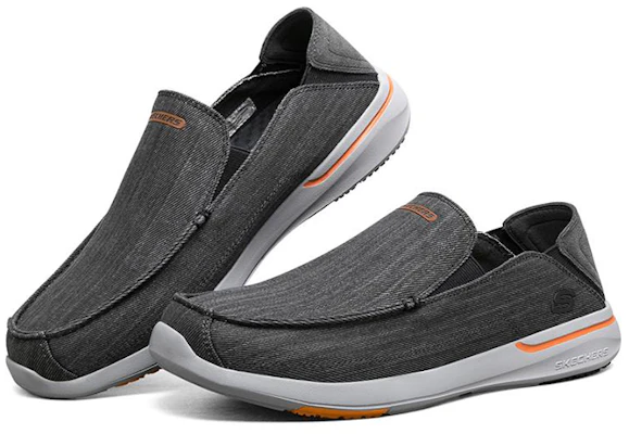 Skechers Elent 'Black Business Casual Slip-On' 204085-BLK Lookbook Skechers Elent 'Black Business Casual Slip-On' 204085-BLK
