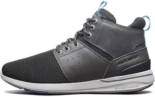Skechers Elent 'Black High-Top' 65401-BLK Skechers Elent 'Black High-Top' 65401-BLK