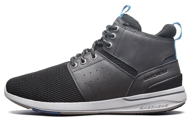 Skechers Elent 'Black High-Top' 65401-BLK
