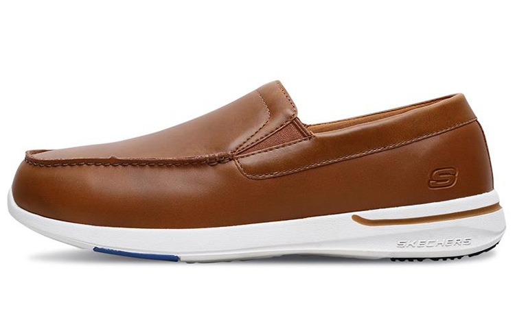 Skechers Elent 'Brown Business Casual Slip-On' 65486-TAN