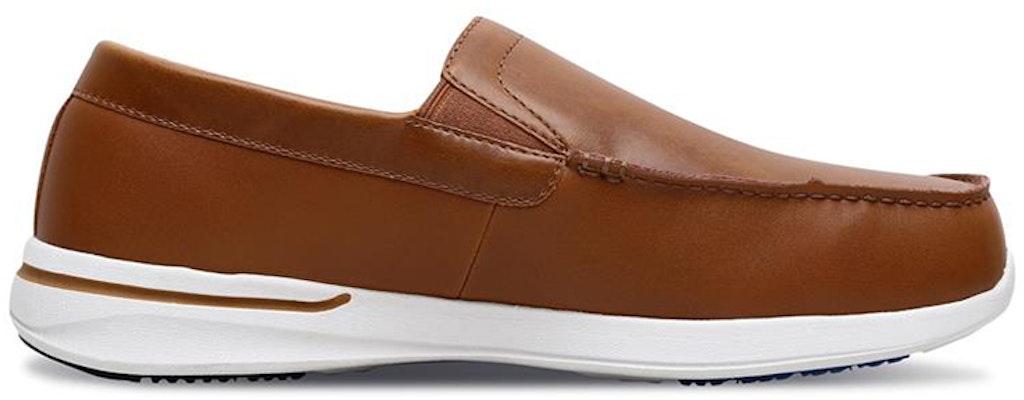 Skechers Elent 'Brown Business Casual Slip-On' 65486-TAN Order Skechers Elent 'Brown Business Casual Slip-On' 65486-TAN