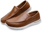 Lookbook Skechers Elent 'Kasut Kasual Perniagaan Coklat Slip-On' 65486-TAN