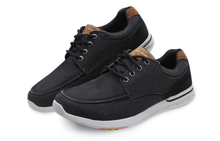 Lookbook Skechers Elent 'Low-Top Sport Casual Black' 65494-BLK