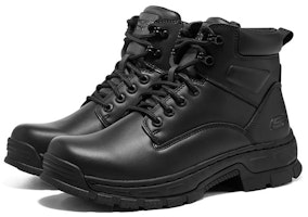 Skechers ELG13 高筒防滑休閒戶外靴 黑 Lookbook Skechers ELG13 高筒防滑休閒戶外靴 黑