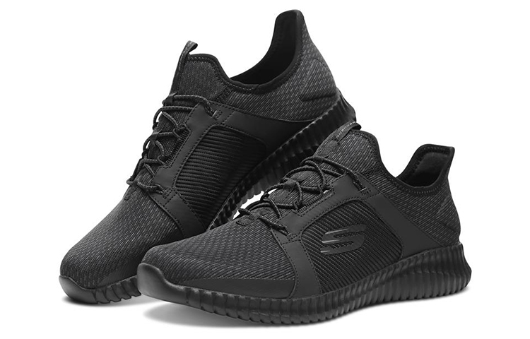 Lookbook Skechers Elite Flex“黑色”运动鞋 52640-BBK