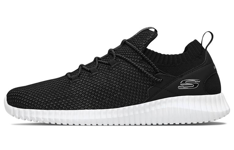 Skechers Elite Flex 'Black Trendy Versatile Low-Top Casual Running Shoe' 52527-BKW