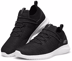 Lookbook Skechers Elite Flex 時尚百搭 低筒休閒運動鞋 黑色
