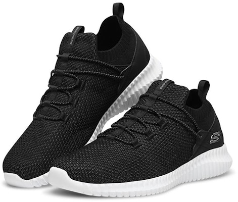 Skechers Elite Flex 'Black Trendy Versatile Low-Top Casual Running Shoe' 52527-BKW Lookbook Skechers Elite Flex 'Black Trendy Versatile Low-Top Casual Running Shoe' 52527-BKW