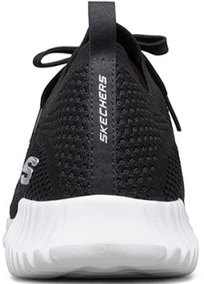 Skechers Elite Flex 低幫 跑步鞋 男款 黑白 Shop Skechers Elite Flex 低幫 跑步鞋 男款 黑白