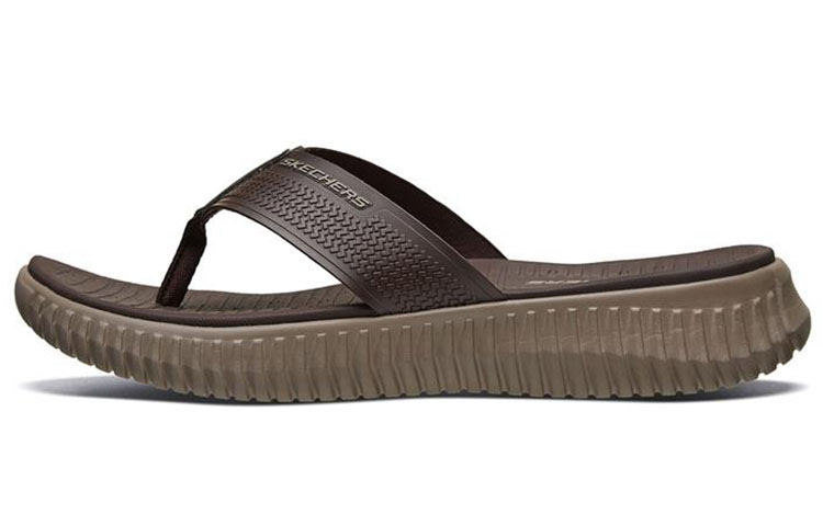 Skechers Elite Flex 'Brown Casual Flip-Flop' 51721-BRN