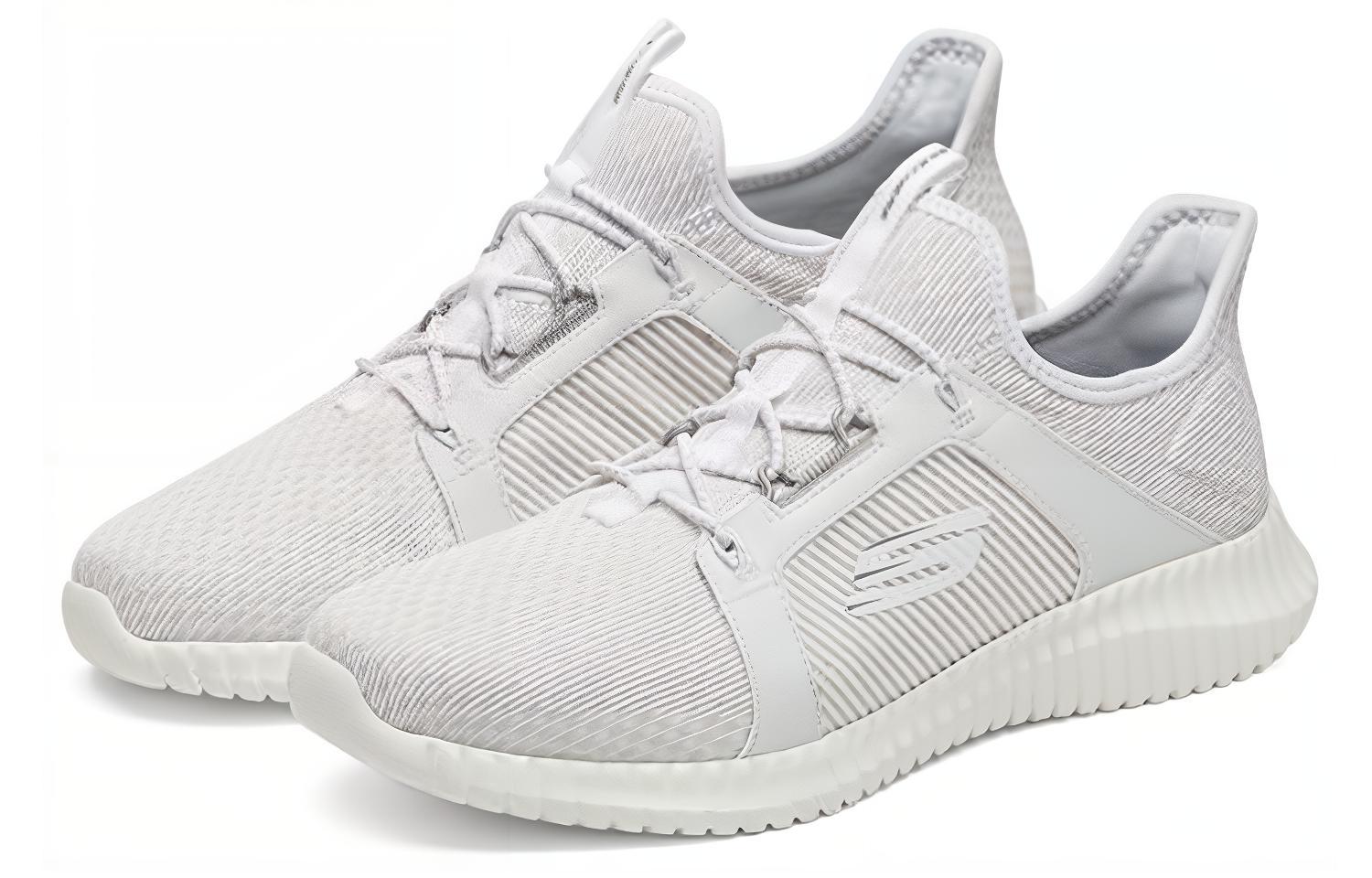 Lookbook Skechers Elite Flex 'White Low-Top Casual' 52640-WHT