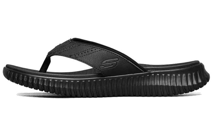 Skechers Elite Flex Black Flip-Flops 51718-BBK