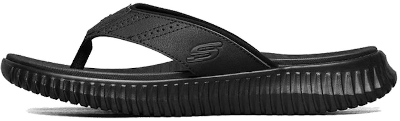 Skechers Elite Flex Black Flip-Flops 51718-BBK Buy Skechers Elite Flex Black Flip-Flops 51718-BBK