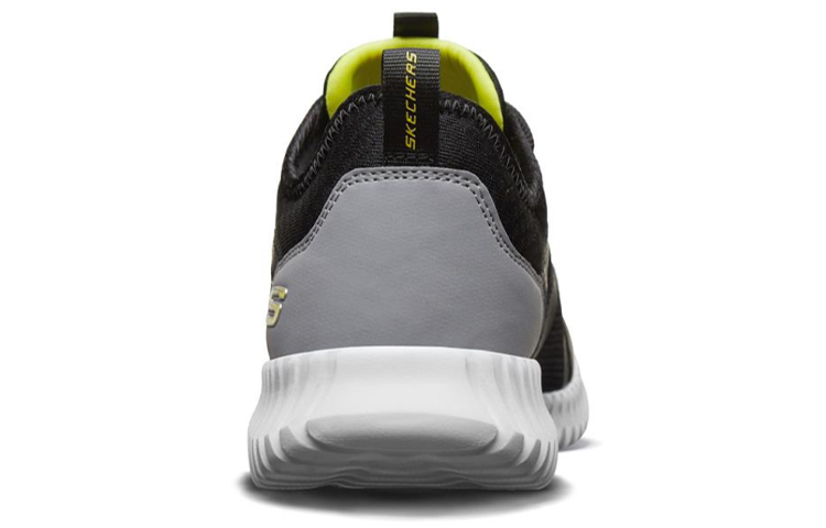 Shop Skechers Elite Flex Zwart/Grijs/Wit 666086-BKGY