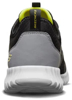 Shop Skechers Elite Flex 低筒 跑步鞋 男款 黑灰白