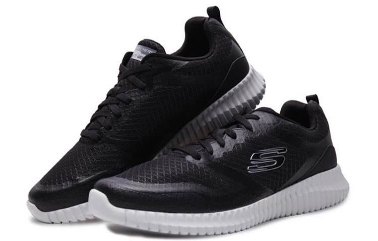 Lookbook Skechers Elite Flex Zwart/Wit/Grijs 52863-BKGY