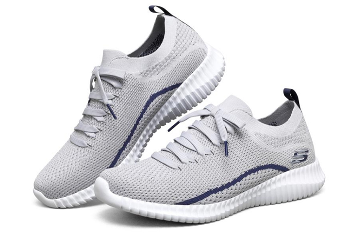 Lookbook Skechers Elite Flex Grijs/Wit/Blauw 52865-LTGY