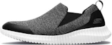 Buy Skechers Elite Flex 減震耐磨 低幫 運動休閒鞋 黑白色