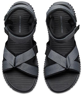 Skechers Elite Flex 簡約休閒輕便沙灘涼鞋 灰黑 Purchase Skechers Elite Flex 簡約休閒輕便沙灘涼鞋 灰黑