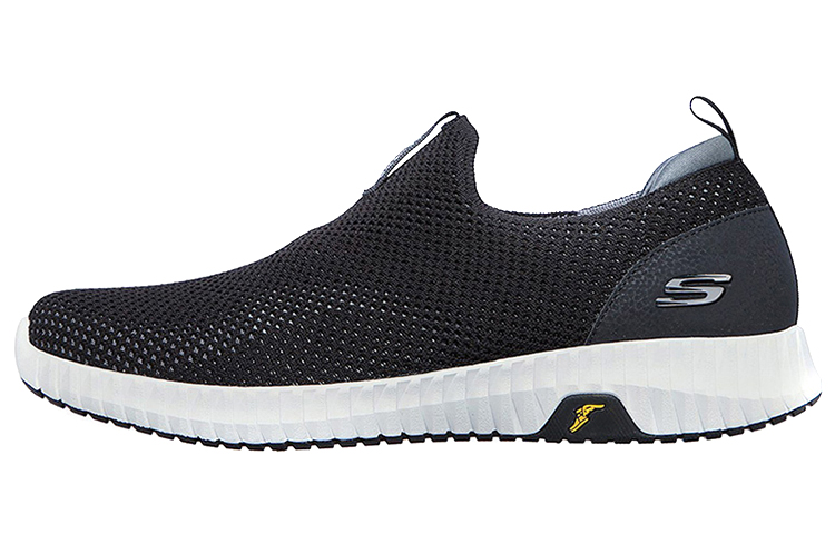 Skechers Elite Flex Slip-on Shoes 'Black White' 232211-BKW
