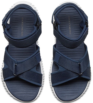 Skechers Elite Flex Sport Casual Sandals Navy 51722-NVY Shop Skechers Elite Flex Sport Casual Sandals Navy 51722-NVY